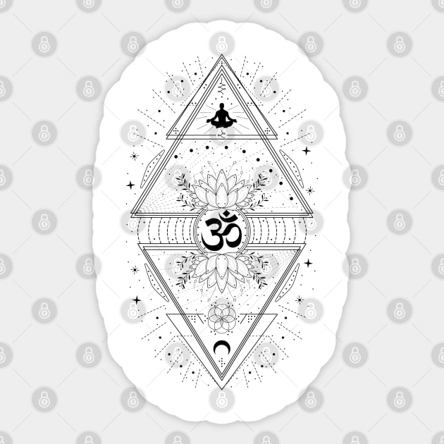 Om Symbol | Sacred Geometry Sticker by CelestialStudio